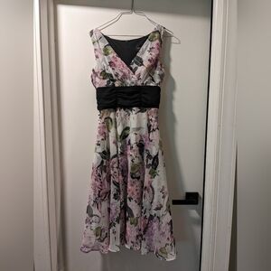 Floral Midi Dress Women's Size 6 (S/M)